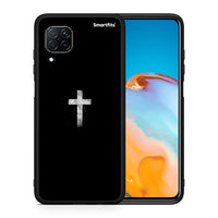 Thumbnail for Θήκη Huawei P40 Lite White Cross από τη Smartfits με σχέδιο στο πίσω μέρος και μαύρο περίβλημα | Huawei P40 Lite White Cross case with colorful back and black bezels