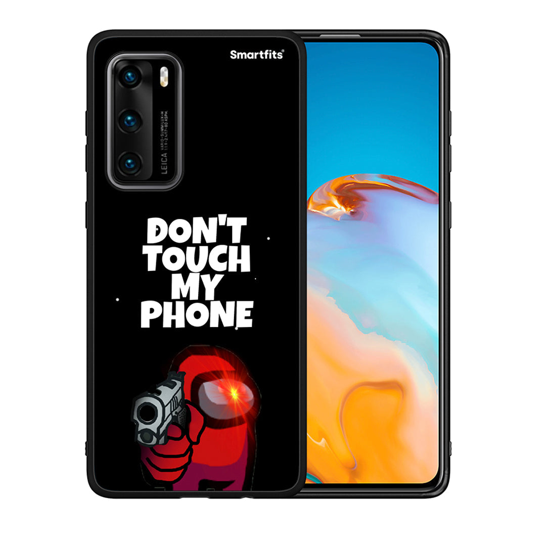 Θήκη Huawei P40 My Phone από τη Smartfits με σχέδιο στο πίσω μέρος και μαύρο περίβλημα | Huawei P40 My Phone case with colorful back and black bezels