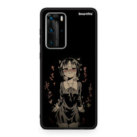 Thumbnail for Huawei P40 Pro Anime Girl θήκη από τη Smartfits με σχέδιο στο πίσω μέρος και μαύρο περίβλημα | Smartphone case with colorful back and black bezels by Smartfits