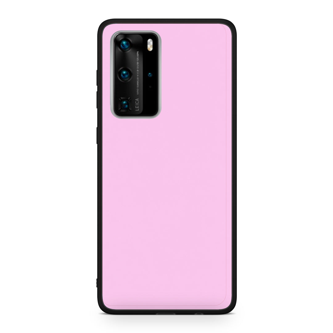 Θήκη Huawei P40 Pro Cotton Candy Pink από τη Smartfits με σχέδιο στο πίσω μέρος και μαύρο περίβλημα | Huawei P40 Pro Cotton Candy Pink case with colorful back and black bezels
