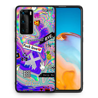 Thumbnail for Θήκη Huawei P40 Pro Game Over από τη Smartfits με σχέδιο στο πίσω μέρος και μαύρο περίβλημα | Huawei P40 Pro Game Over case with colorful back and black bezels