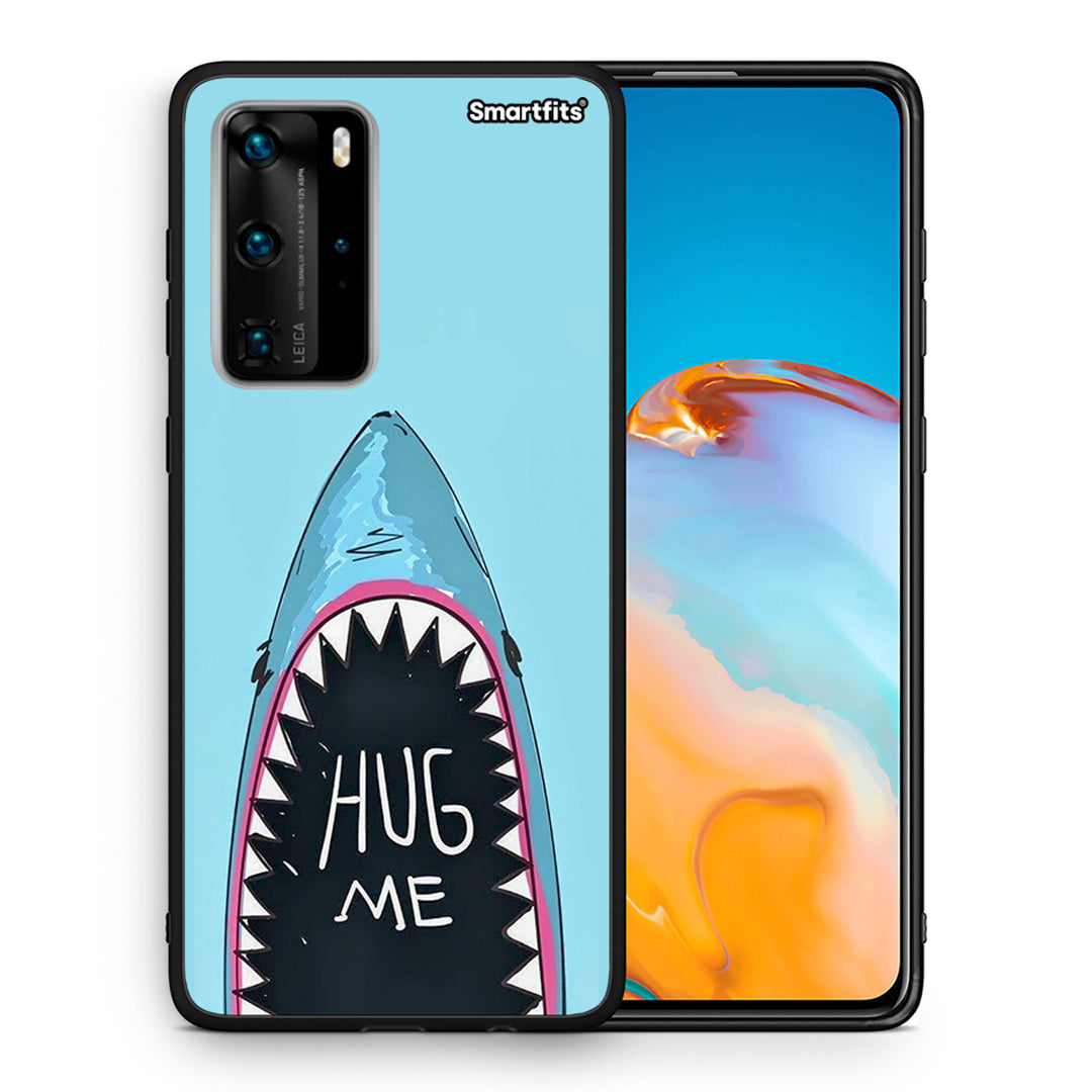 Θήκη Huawei P40 Pro Hug Me από τη Smartfits με σχέδιο στο πίσω μέρος και μαύρο περίβλημα | Huawei P40 Pro Hug Me case with colorful back and black bezels