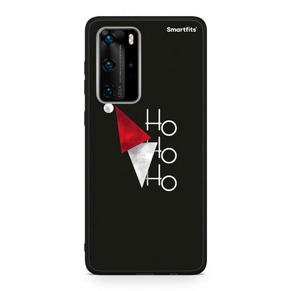 Huawei P40 Pro Minimal Christmas θήκη από τη Smartfits με σχέδιο στο πίσω μέρος και μαύρο περίβλημα | Smartphone case with colorful back and black bezels by Smartfits