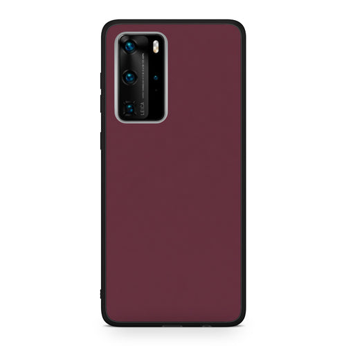 Θήκη Huawei P40 Pro Muted Burgundy από τη Smartfits με σχέδιο στο πίσω μέρος και μαύρο περίβλημα | Huawei P40 Pro Muted Burgundy case with colorful back and black bezels