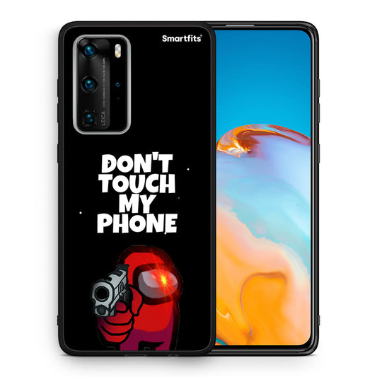 Θήκη Huawei P40 Pro My Phone από τη Smartfits με σχέδιο στο πίσω μέρος και μαύρο περίβλημα | Huawei P40 Pro My Phone case with colorful back and black bezels