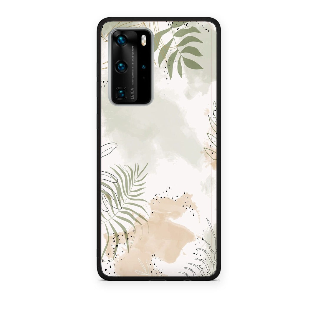 Θήκη Huawei P40 Pro Nude Plants από τη Smartfits με σχέδιο στο πίσω μέρος και μαύρο περίβλημα | Huawei P40 Pro Nude Plants case with colorful back and black bezels
