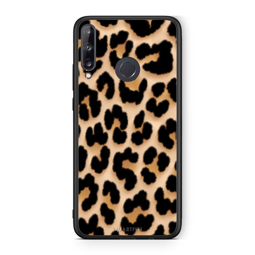 Θήκη Huawei P40 Lite E Leopard Print Tan Large από τη Smartfits με σχέδιο στο πίσω μέρος και μαύρο περίβλημα | Huawei P40 Lite E Leopard Print Tan Large case with colorful back and black bezels
