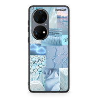 Thumbnail for Huawei P50 Pro Ciel Aesthetic Collage θήκη από τη Smartfits με σχέδιο στο πίσω μέρος και μαύρο περίβλημα | Smartphone case with colorful back and black bezels by Smartfits