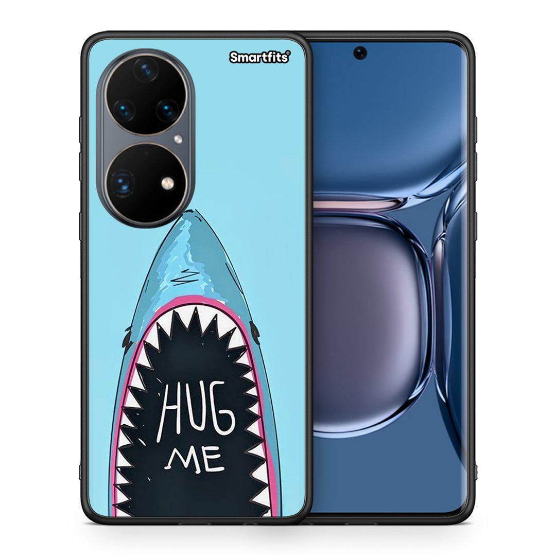 Θήκη Huawei P50 Pro Hug Me από τη Smartfits με σχέδιο στο πίσω μέρος και μαύρο περίβλημα | Huawei P50 Pro Hug Me case with colorful back and black bezels