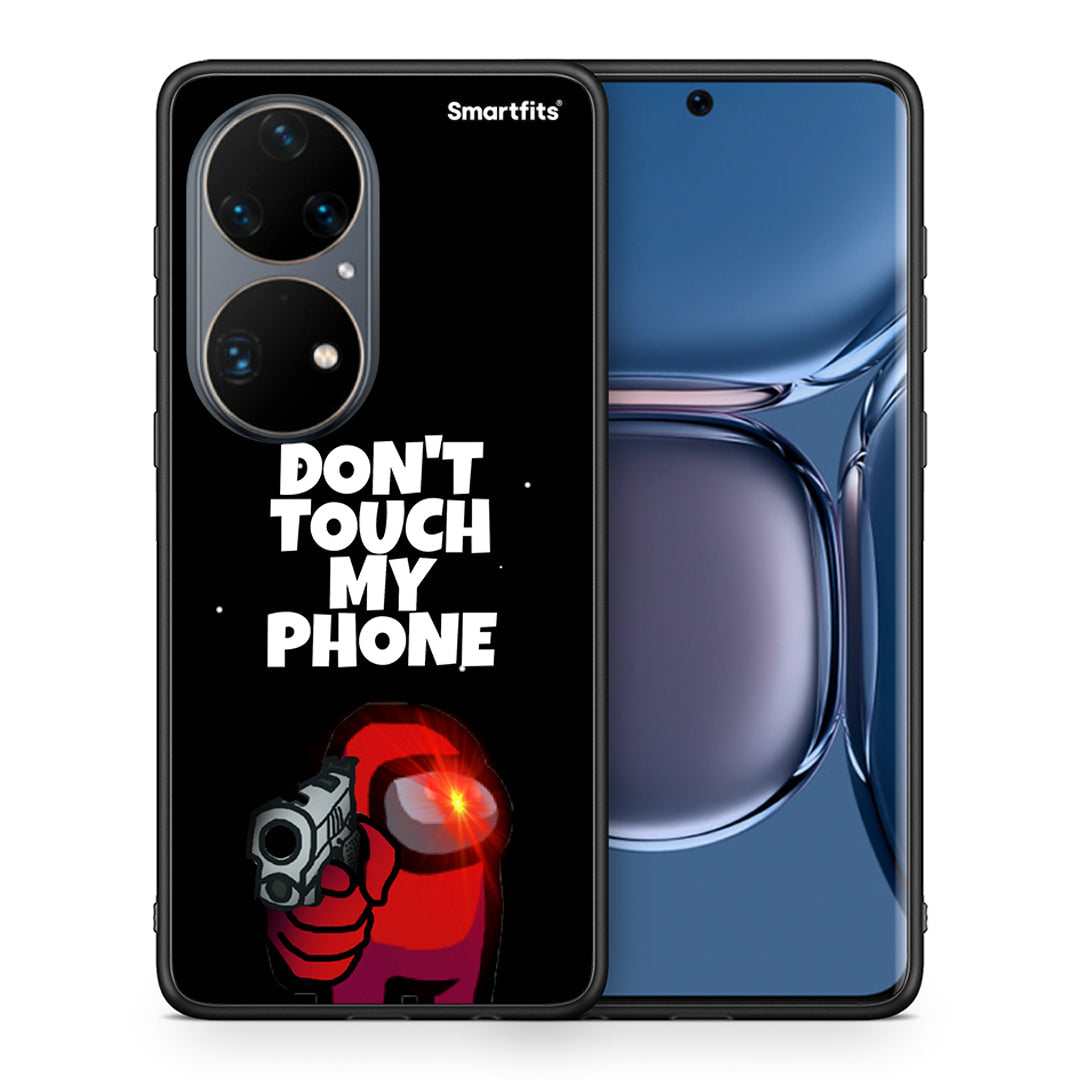 Θήκη Huawei P50 Pro My Phone από τη Smartfits με σχέδιο στο πίσω μέρος και μαύρο περίβλημα | Huawei P50 Pro My Phone case with colorful back and black bezels