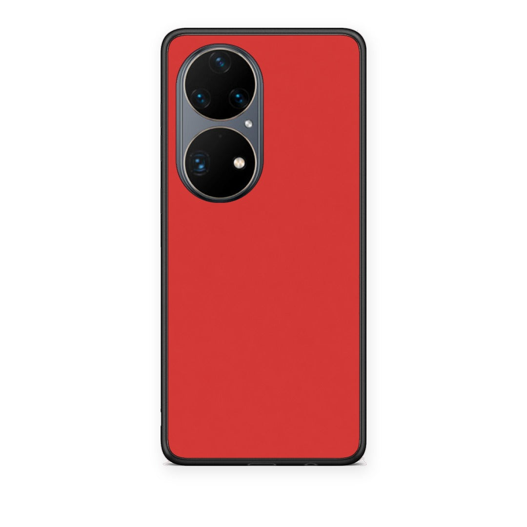 Θήκη Huawei P50 Pro Poppy Red από τη Smartfits με σχέδιο στο πίσω μέρος και μαύρο περίβλημα | Huawei P50 Pro Poppy Red case with colorful back and black bezels