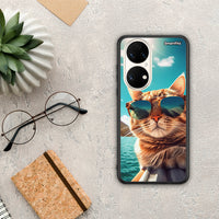 Thumbnail for Summer Cat - Huawei P50 θήκη