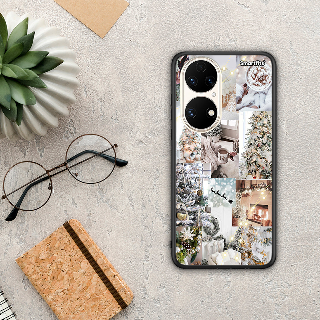 White Christmas - Huawei P50 θήκη