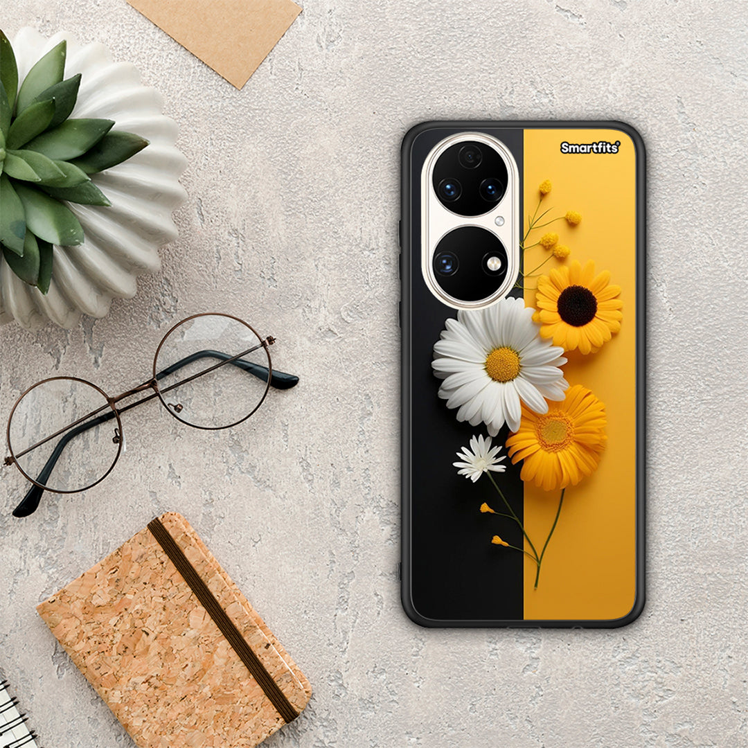 Yellow Daisies - Huawei P50 θήκη