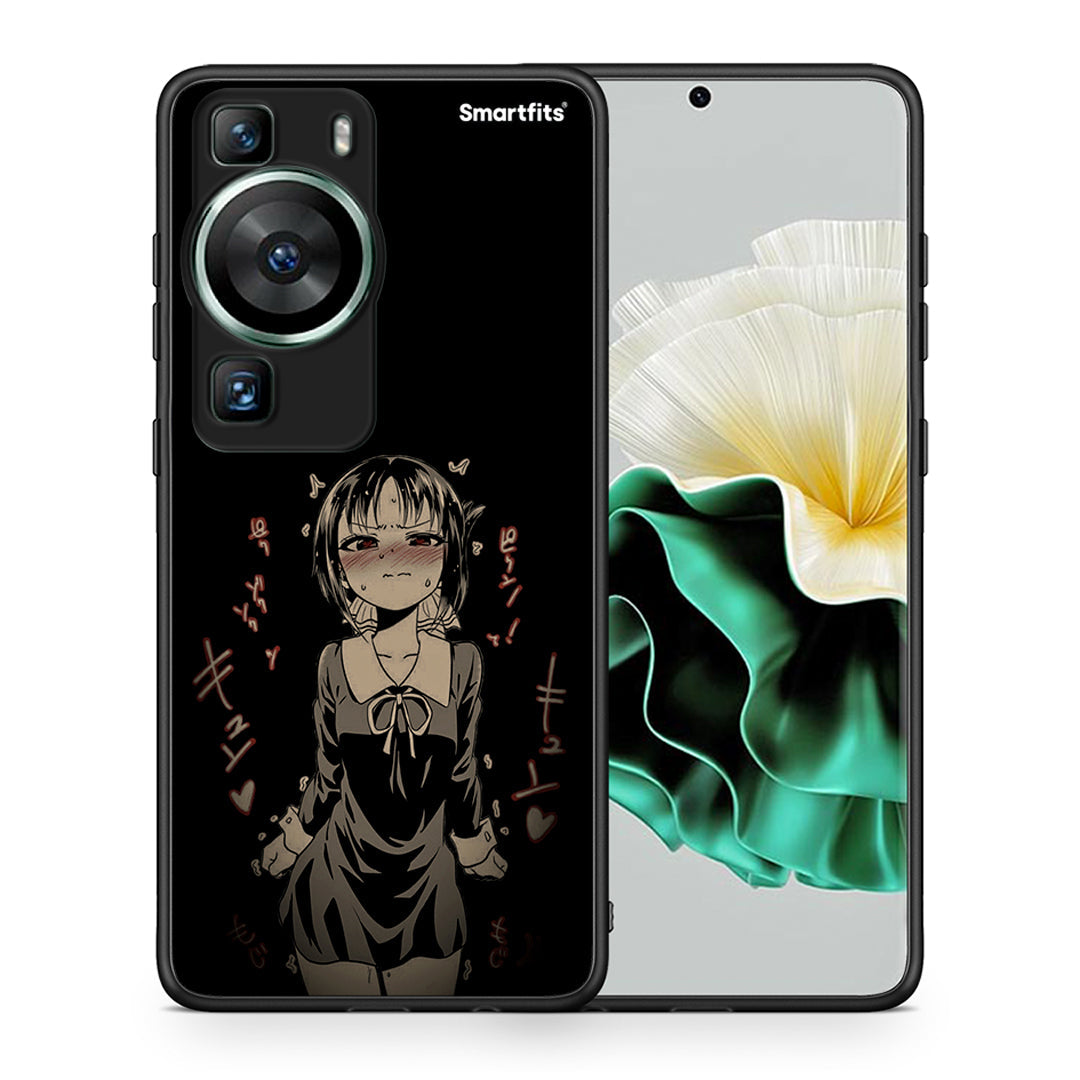 Θήκη Huawei P60 Anime Girl από τη Smartfits με σχέδιο στο πίσω μέρος και μαύρο περίβλημα | Huawei P60 Anime Girl Case with Colorful Back and Black Bezels