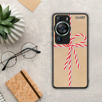 Thumbnail for Θήκη Huawei P60 Christmas Gift από τη Smartfits με σχέδιο στο πίσω μέρος και μαύρο περίβλημα | Huawei P60 Christmas Gift Case with Colorful Back and Black Bezels