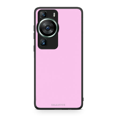 Θήκη Huawei P60 Cotton Candy Pink από τη Smartfits με σχέδιο στο πίσω μέρος και μαύρο περίβλημα | Huawei P60 Cotton Candy Pink case with colorful back and black bezels