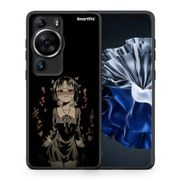 Thumbnail for Θήκη Huawei P60 Pro Anime Girl από τη Smartfits με σχέδιο στο πίσω μέρος και μαύρο περίβλημα | Huawei P60 Pro Anime Girl Case with Colorful Back and Black Bezels