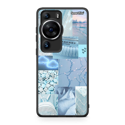 Θήκη Huawei P60 Pro Ciel Aesthetic Collage από τη Smartfits με σχέδιο στο πίσω μέρος και μαύρο περίβλημα | Huawei P60 Pro Ciel Aesthetic Collage Case with Colorful Back and Black Bezels