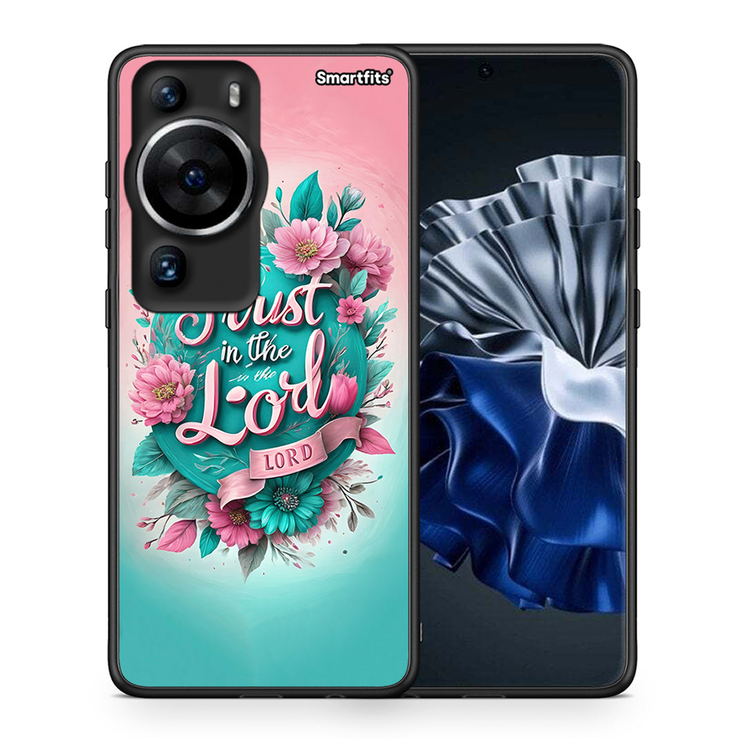 Θήκη Huawei P60 Pro Lord Trust από τη Smartfits με σχέδιο στο πίσω μέρος και μαύρο περίβλημα | Huawei P60 Pro Lord Trust Case with Colorful Back and Black Bezels