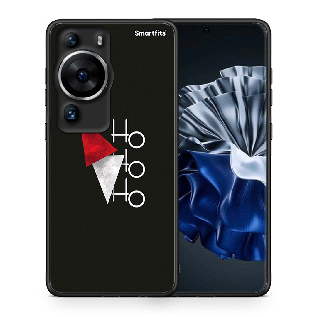 Θήκη Huawei P60 Pro Minimal Christmas από τη Smartfits με σχέδιο στο πίσω μέρος και μαύρο περίβλημα | Huawei P60 Pro Minimal Christmas Case with Colorful Back and Black Bezels