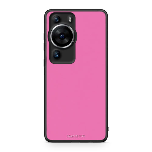 Θήκη Huawei P60 Pro Rose Pink από τη Smartfits με σχέδιο στο πίσω μέρος και μαύρο περίβλημα | Huawei P60 Pro Rose Pink case with colorful back and black bezels