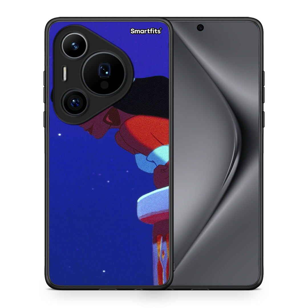 Θήκη Huawei Pura 70 Pro / 70 Pro+ Alladin And Jasmine Love 2 από τη Smartfits με σχέδιο στο πίσω μέρος και μαύρο περίβλημα | Huawei Pura 70 Pro / 70 Pro+ Alladin And Jasmine Love 2 case with colorful back and black bezels