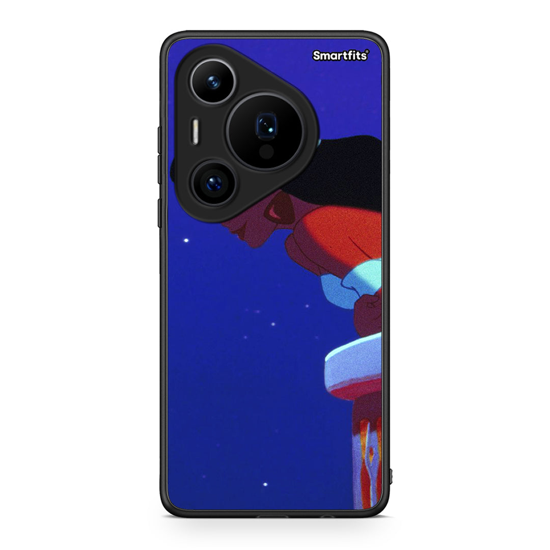 Huawei Pura 70 Pro / 70 Pro+ Alladin And Jasmine Love 2 θήκη από τη Smartfits με σχέδιο στο πίσω μέρος και μαύρο περίβλημα | Smartphone case with colorful back and black bezels by Smartfits