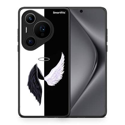 Θήκη Huawei Pura 70 Pro / 70 Pro+ Angels Demons από τη Smartfits με σχέδιο στο πίσω μέρος και μαύρο περίβλημα | Huawei Pura 70 Pro / 70 Pro+ Angels Demons case with colorful back and black bezels