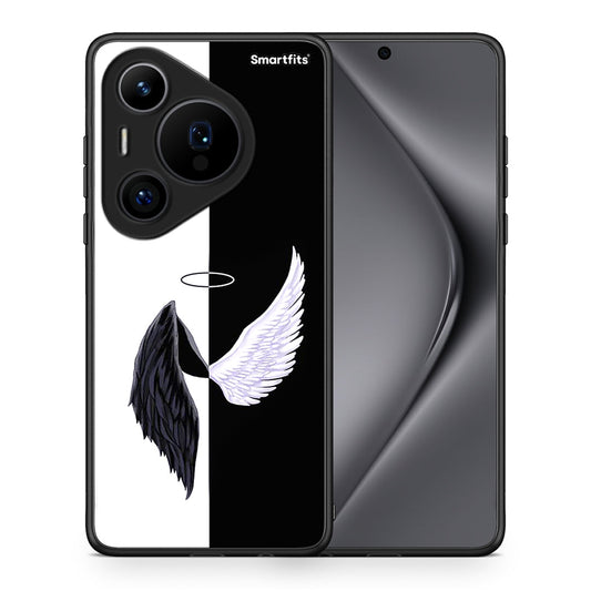 Θήκη Huawei Pura 70 Pro / 70 Pro+ Angels Demons από τη Smartfits με σχέδιο στο πίσω μέρος και μαύρο περίβλημα | Huawei Pura 70 Pro / 70 Pro+ Angels Demons case with colorful back and black bezels