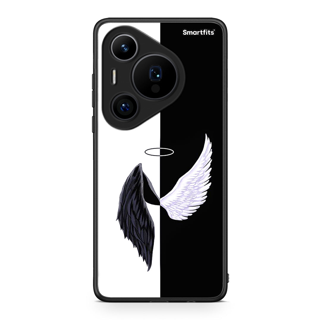 Huawei Pura 70 Pro / 70 Pro+ Angels Demons θήκη από τη Smartfits με σχέδιο στο πίσω μέρος και μαύρο περίβλημα | Smartphone case with colorful back and black bezels by Smartfits