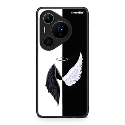 Huawei Pura 70 Pro / 70 Pro+ Angels Demons θήκη από τη Smartfits με σχέδιο στο πίσω μέρος και μαύρο περίβλημα | Smartphone case with colorful back and black bezels by Smartfits