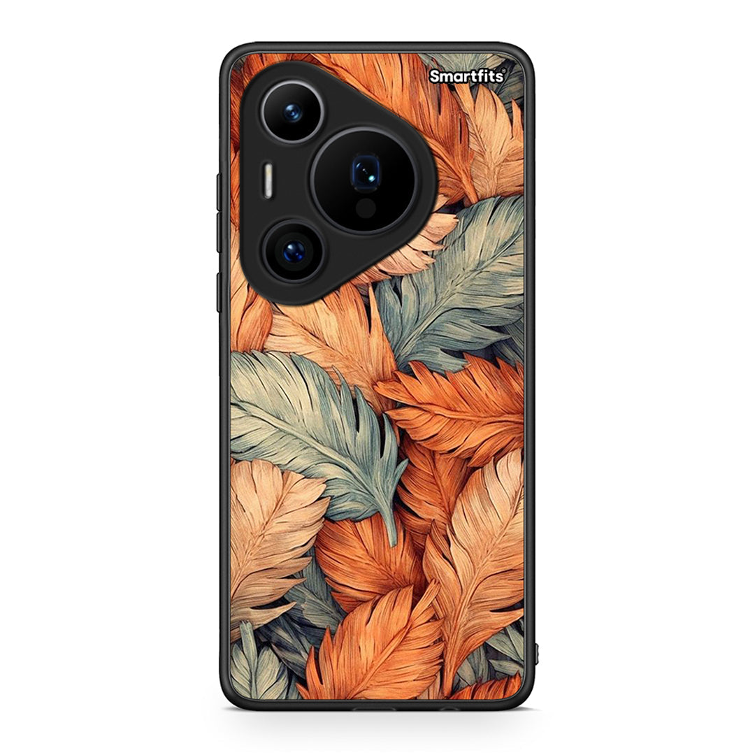Huawei Pura 70 Pro / 70 Pro+ Autumn Leaves Θήκη από τη Smartfits με σχέδιο στο πίσω μέρος και μαύρο περίβλημα | Smartphone case with colorful back and black bezels by Smartfits