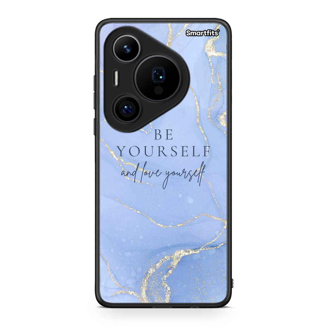 Huawei Pura 70 Pro / 70 Pro+ Be Yourself θήκη από τη Smartfits με σχέδιο στο πίσω μέρος και μαύρο περίβλημα | Smartphone case with colorful back and black bezels by Smartfits