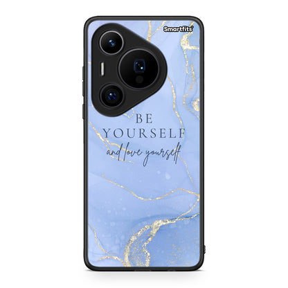 Huawei Pura 70 Pro / 70 Pro+ Be Yourself θήκη από τη Smartfits με σχέδιο στο πίσω μέρος και μαύρο περίβλημα | Smartphone case with colorful back and black bezels by Smartfits