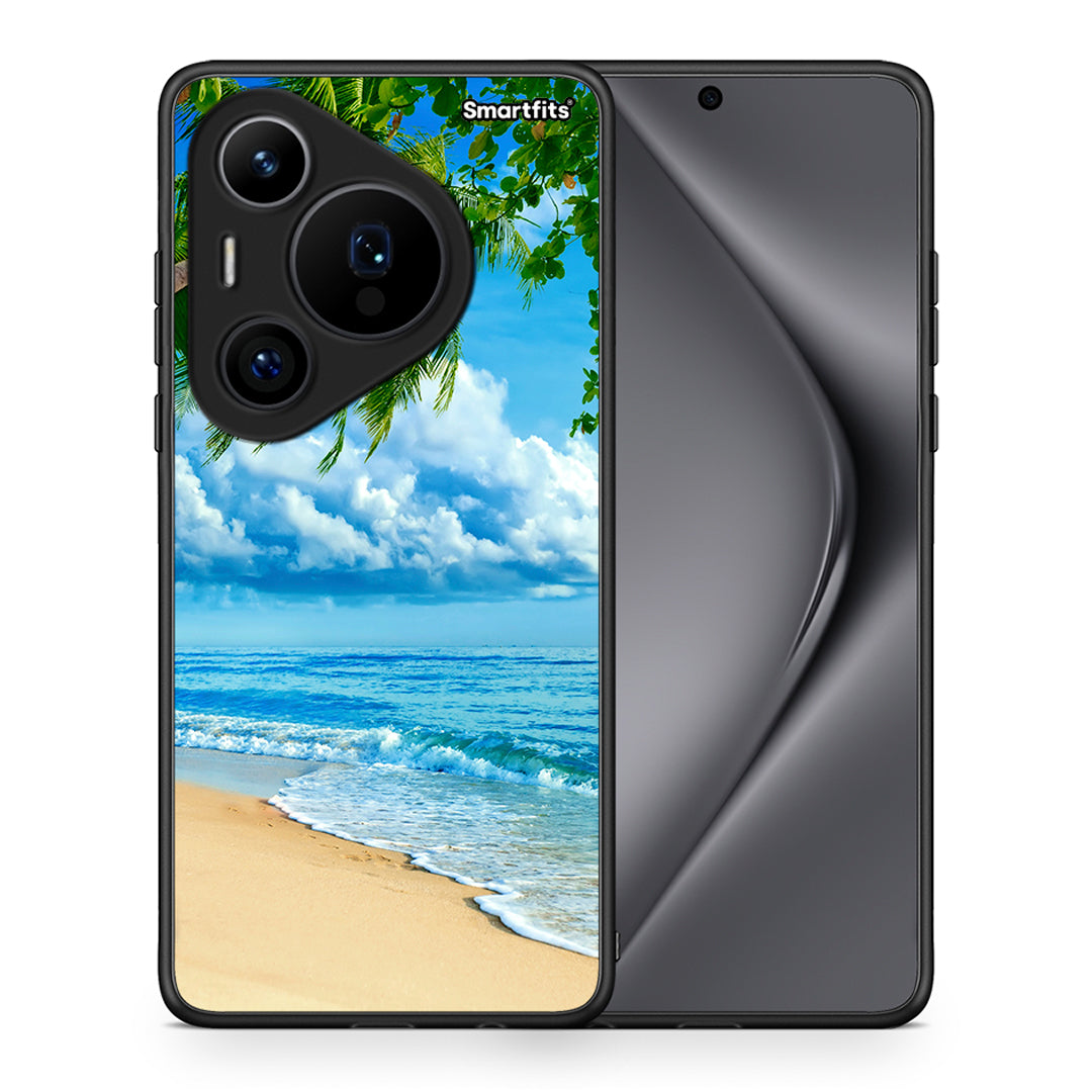 Θήκη Huawei Pura 70 Pro / 70 Pro+ Beautiful Beach από τη Smartfits με σχέδιο στο πίσω μέρος και μαύρο περίβλημα | Huawei Pura 70 Pro / 70 Pro+ Beautiful Beach case with colorful back and black bezels