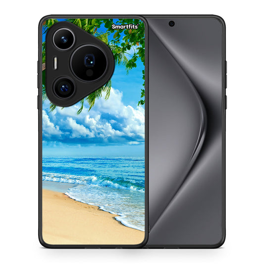 Θήκη Huawei Pura 70 Pro / 70 Pro+ Beautiful Beach από τη Smartfits με σχέδιο στο πίσω μέρος και μαύρο περίβλημα | Huawei Pura 70 Pro / 70 Pro+ Beautiful Beach case with colorful back and black bezels