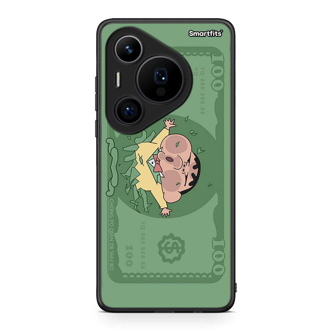 Huawei Pura 70 Pro / 70 Pro+ Big Money Θήκη Αγίου Βαλεντίνου από τη Smartfits με σχέδιο στο πίσω μέρος και μαύρο περίβλημα | Smartphone case with colorful back and black bezels by Smartfits