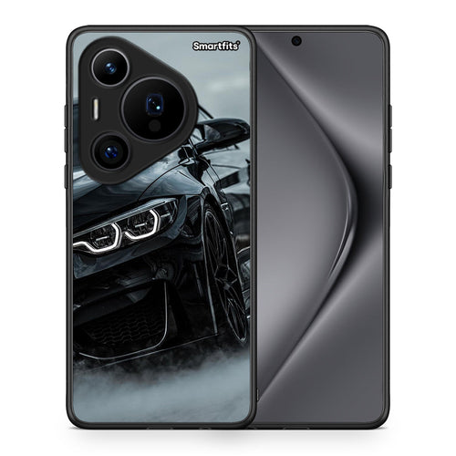 Θήκη Huawei Pura 70 Pro / 70 Pro+ Black BMW από τη Smartfits με σχέδιο στο πίσω μέρος και μαύρο περίβλημα | Huawei Pura 70 Pro / 70 Pro+ Black BMW case with colorful back and black bezels