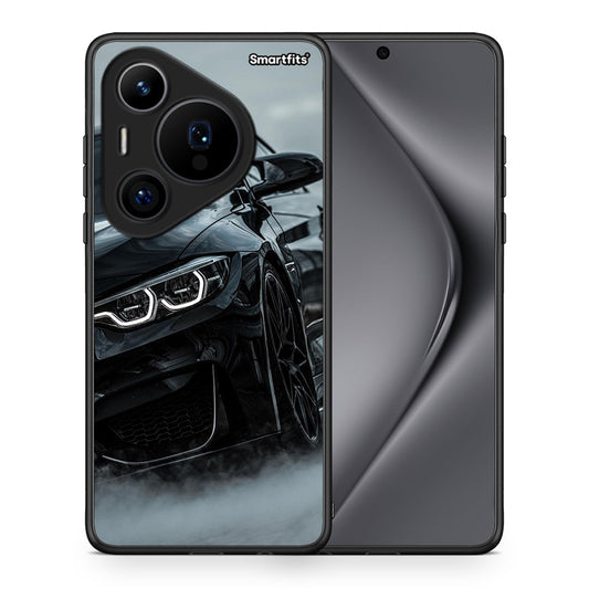 Θήκη Huawei Pura 70 Pro / 70 Pro+ Black BMW από τη Smartfits με σχέδιο στο πίσω μέρος και μαύρο περίβλημα | Huawei Pura 70 Pro / 70 Pro+ Black BMW case with colorful back and black bezels