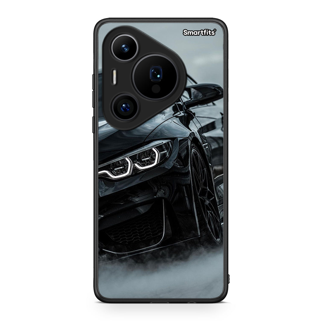 Huawei Pura 70 Pro / 70 Pro+ Black BMW θήκη από τη Smartfits με σχέδιο στο πίσω μέρος και μαύρο περίβλημα | Smartphone case with colorful back and black bezels by Smartfits