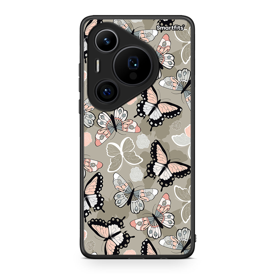 135 - Huawei Pura 70 Pro / 70 Pro+ Butterflies Boho case, cover, bumper