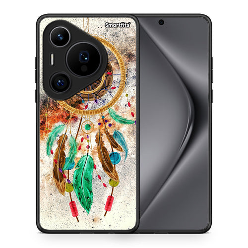 Θήκη Huawei Pura 70 Pro / 70 Pro+ DreamCatcher Boho από τη Smartfits με σχέδιο στο πίσω μέρος και μαύρο περίβλημα | Huawei Pura 70 Pro / 70 Pro+ DreamCatcher Boho case with colorful back and black bezels