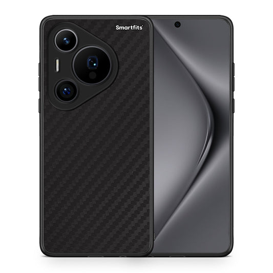 Θήκη Huawei Pura 70 Pro / 70 Pro+ Carbon Black από τη Smartfits με σχέδιο στο πίσω μέρος και μαύρο περίβλημα | Huawei Pura 70 Pro / 70 Pro+ Carbon Black case with colorful back and black bezels