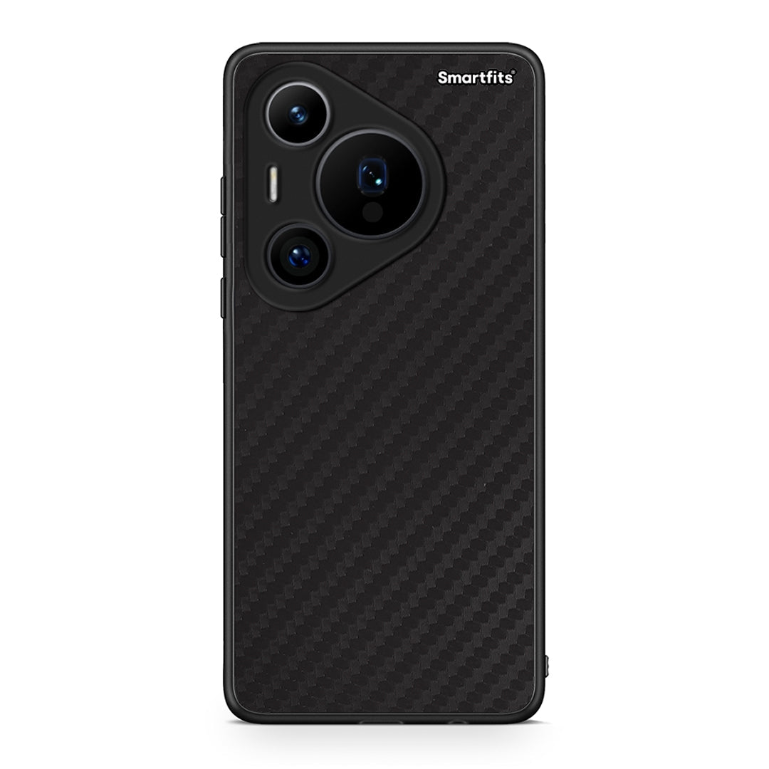 Huawei Pura 70 Pro / 70 Pro+ Carbon Black θήκη από τη Smartfits με σχέδιο στο πίσω μέρος και μαύρο περίβλημα | Smartphone case with colorful back and black bezels by Smartfits