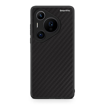 Huawei Pura 70 Pro / 70 Pro+ Carbon Black θήκη από τη Smartfits με σχέδιο στο πίσω μέρος και μαύρο περίβλημα | Smartphone case with colorful back and black bezels by Smartfits