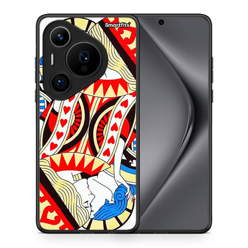 Θήκη Huawei Pura 70 Pro / 70 Pro+ Card Love από τη Smartfits με σχέδιο στο πίσω μέρος και μαύρο περίβλημα | Huawei Pura 70 Pro / 70 Pro+ Card Love case with colorful back and black bezels