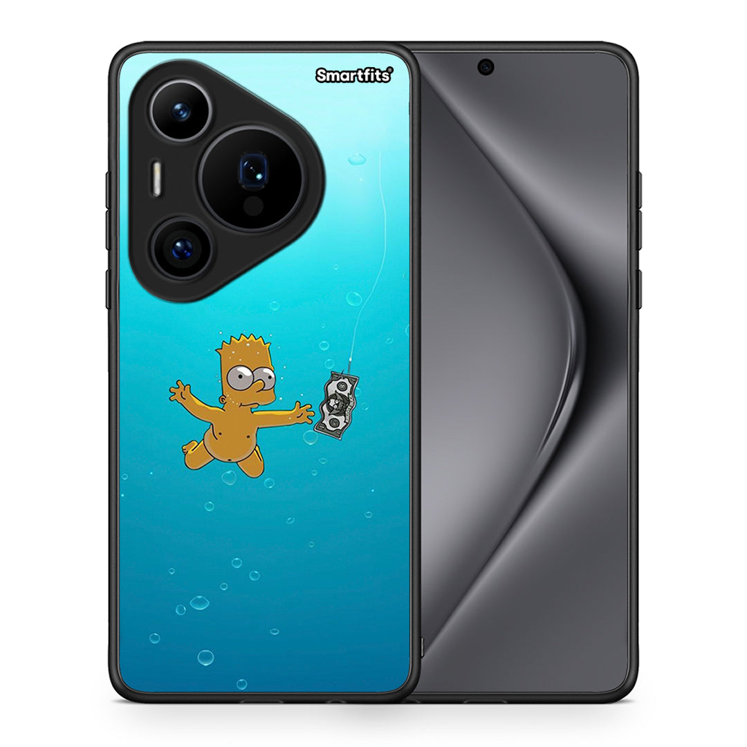 Θήκη Huawei Pura 70 Pro / 70 Pro+ Chasing Money από τη Smartfits με σχέδιο στο πίσω μέρος και μαύρο περίβλημα | Huawei Pura 70 Pro / 70 Pro+ Chasing Money case with colorful back and black bezels