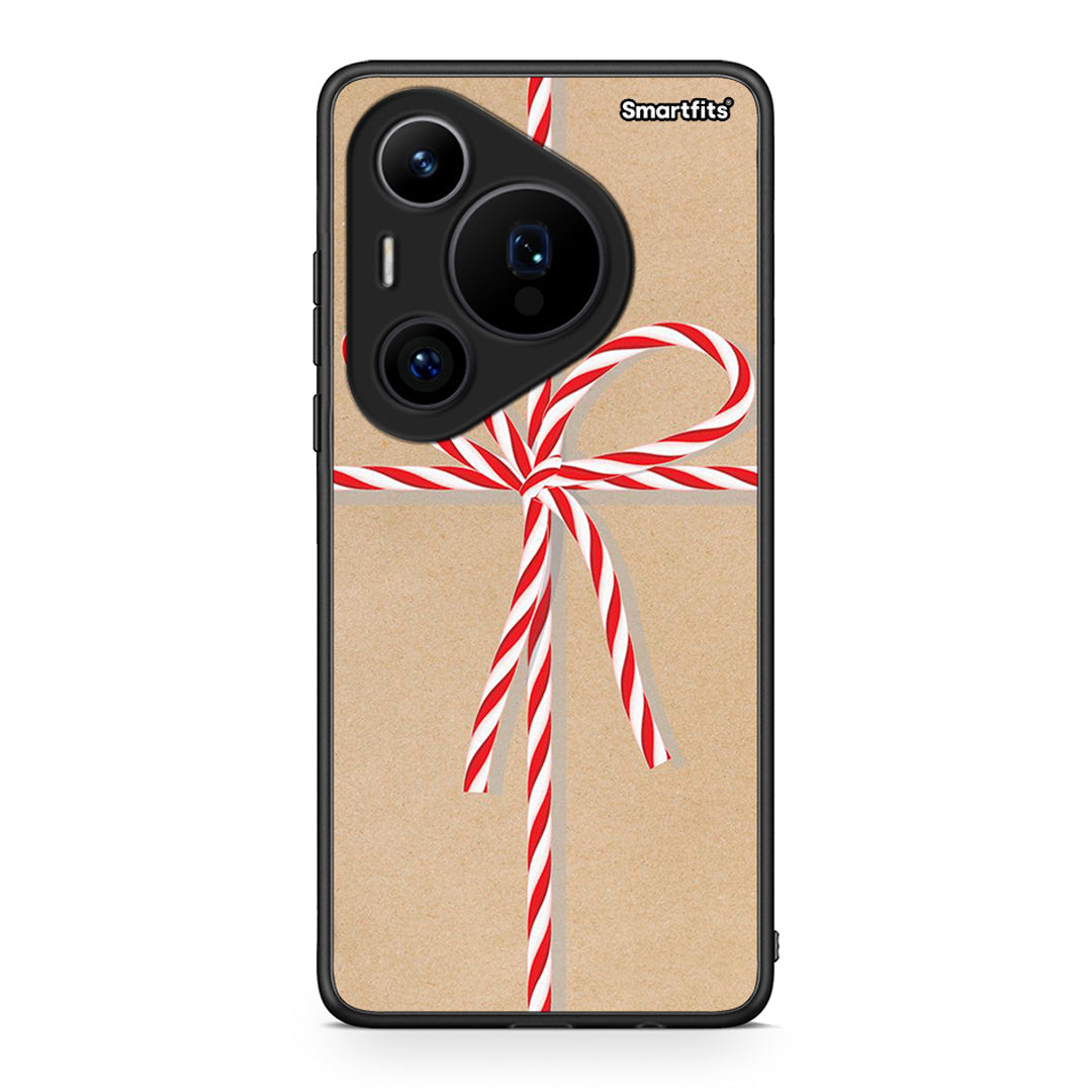 Huawei Pura 70 Pro / 70 Pro+ Christmas Gift θήκη από τη Smartfits με σχέδιο στο πίσω μέρος και μαύρο περίβλημα | Smartphone case with colorful back and black bezels by Smartfits