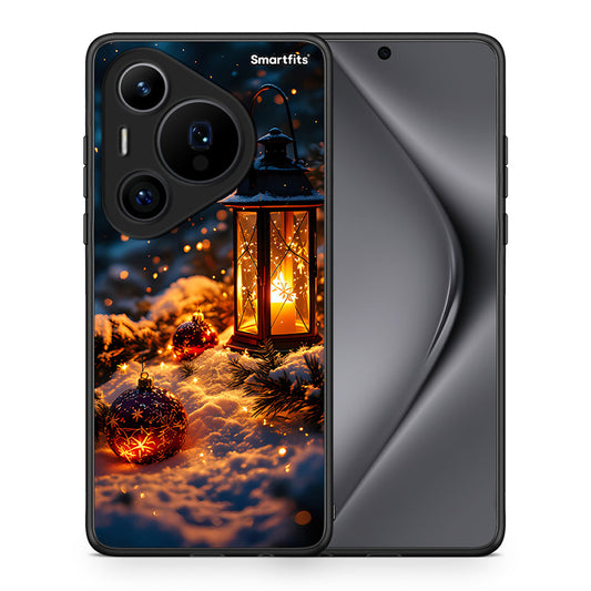 Θήκη Huawei Pura 70 Pro / 70 Pro+ Christmas Ornaments από τη Smartfits με σχέδιο στο πίσω μέρος και μαύρο περίβλημα | Huawei Pura 70 Pro / 70 Pro+ Christmas Ornaments case with colorful back and black bezels